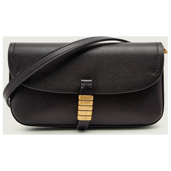 Pinko Kožená crossbody kabelka SADDLE 65932843