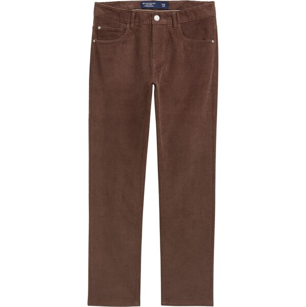 TOM TAILOR Chino nohavice Marvin čokoládová 66057155