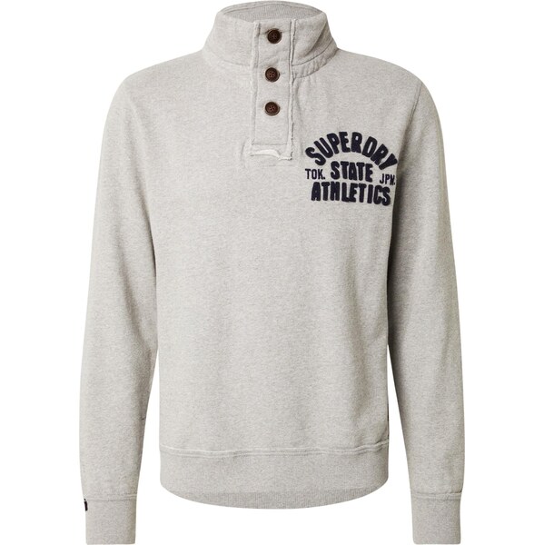 Superdry Mikina námornícka modrá / sivá 65967110