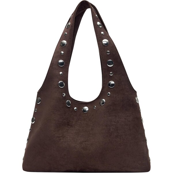 Pull&Bear Shopper hnedá 65967478
