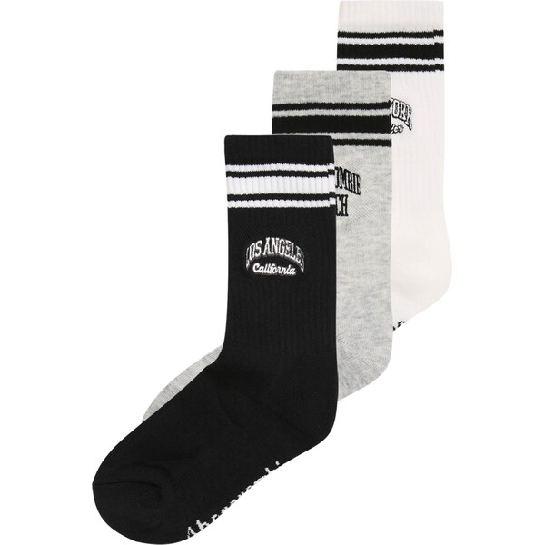 Abercrombie & Fitch Ponožky sivá / čierna / biela 65967517