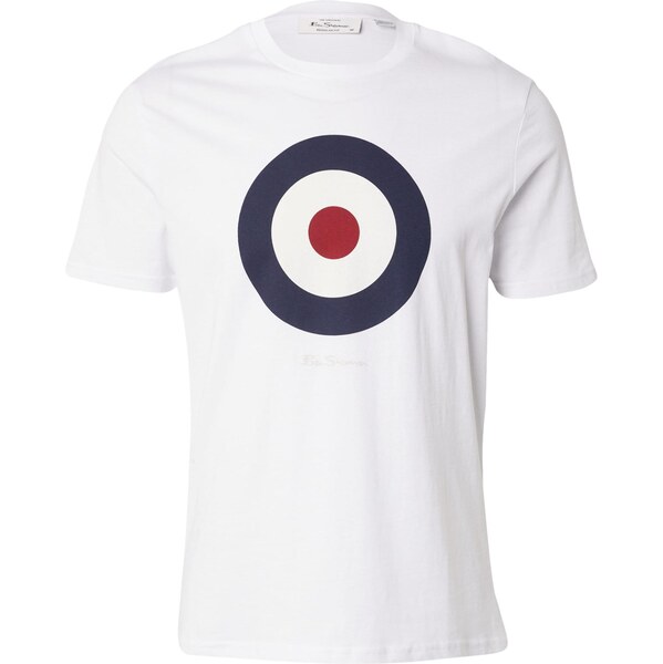 Ben Sherman Tričko Signature Target námornícka modrá / čerešňová / 65967627