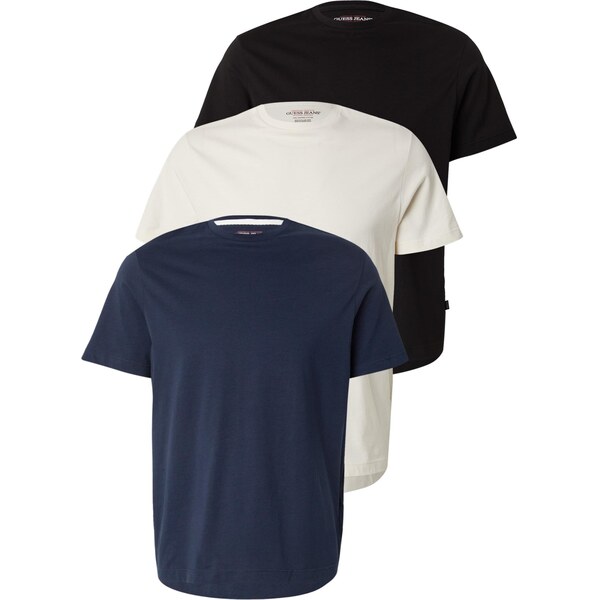 GUESS JEANS Tričko námornícka modrá / čierna / biela 65967617