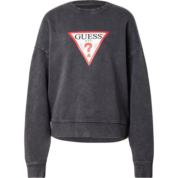 GUESS JEANS Mikina grafitová / jasne červená / čierna / biela 65967785