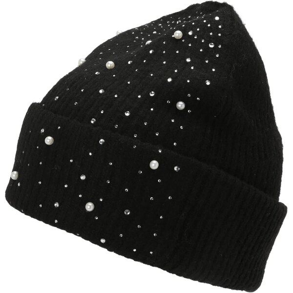 MYLAVIE by Sarah Harrison Čiapky Knitted hat with glitter čierna 65967804