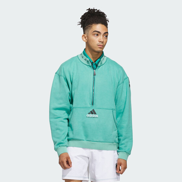 Adidas Mikina Equipment so štvrtinovým zipsom 65960013