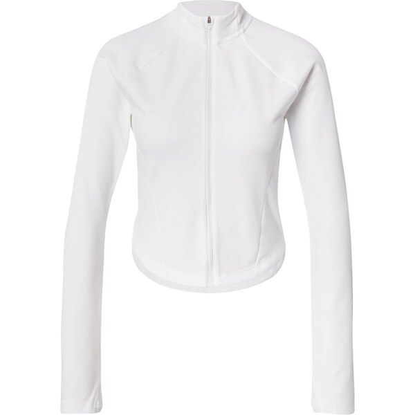 ICANIWILL Športová mikina so zipsom Mirage biela 65967154