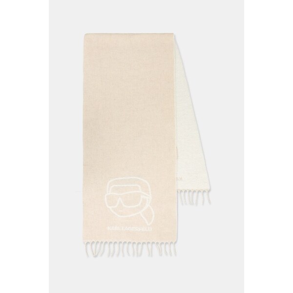 Šál s prímesou vlny Karl Lagerfeld IKON 65468064
