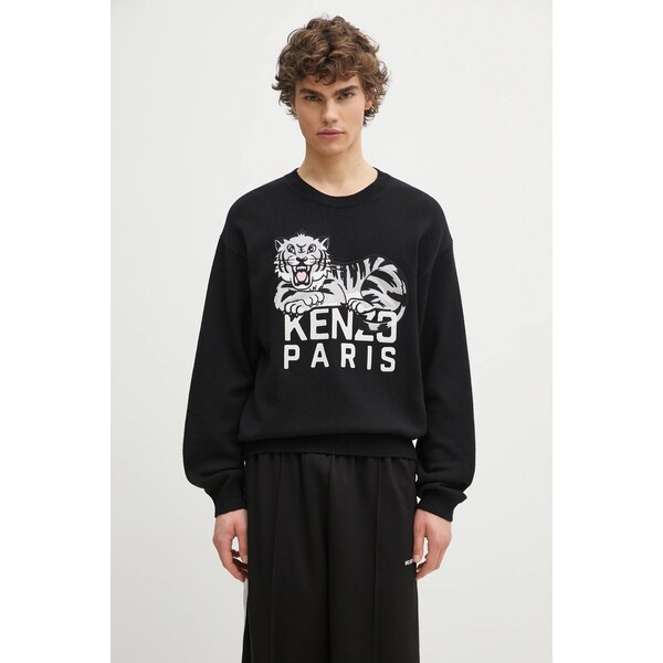 Vlnený sveter Kenzo Happy Tiger 65965830