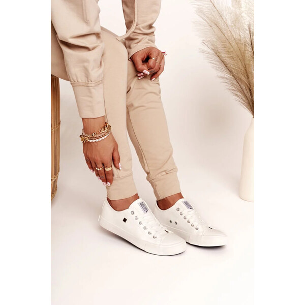 Big Star Shoes Dámské klasické tenisky Big Star - bílé 49786134