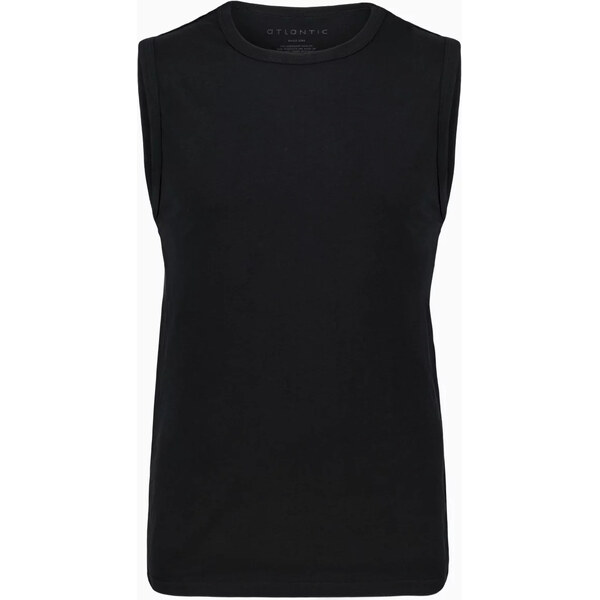 Pánské klasické tílko ATLANTIC - černé 49786415
