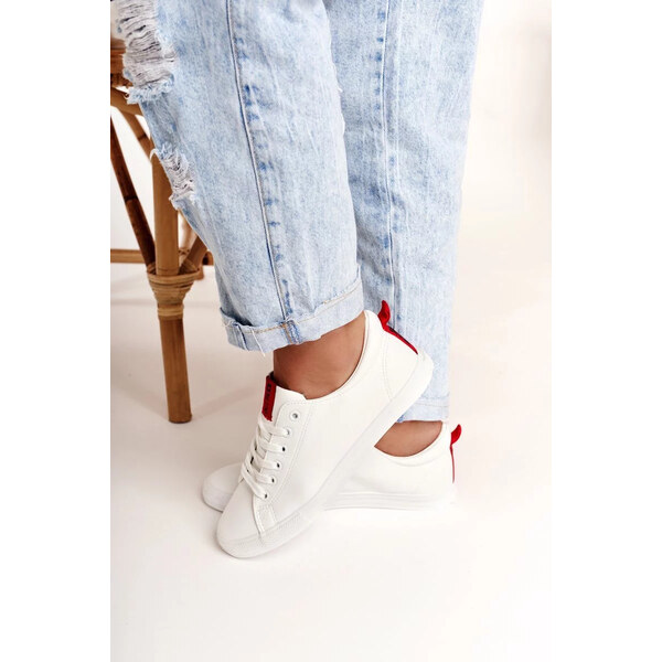 Big Star Shoes Dámské módní tenisky Big Star - bílé 53292235