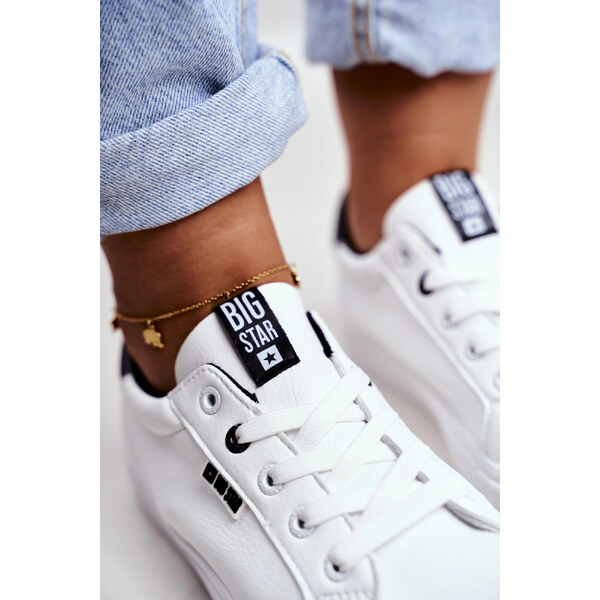 Big Star Shoes Womens Sneakers Big Star White/Black 64899139