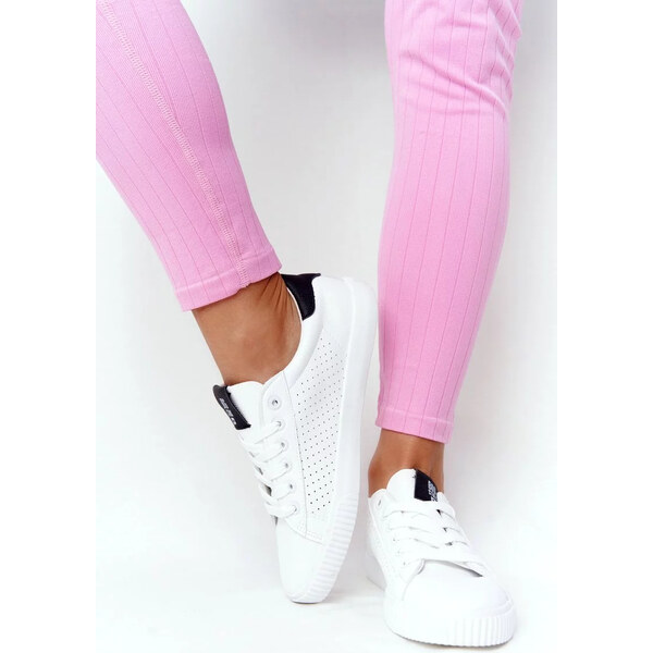 Big Star Shoes Dámské módní tenisky Big Star - bílé/černé 53292245