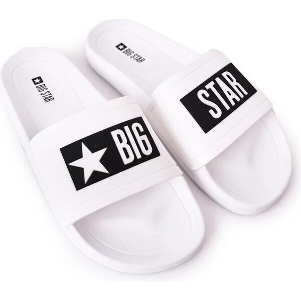 Big Star Shoes Mens Slippers Big Star White 55727003