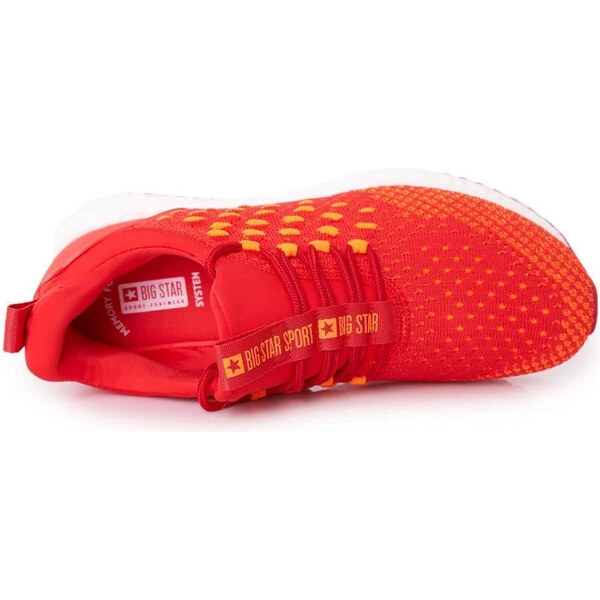 Big Star Shoes Mens Sport Shoes Big Star Memory Foam FF174240 Red 55604291