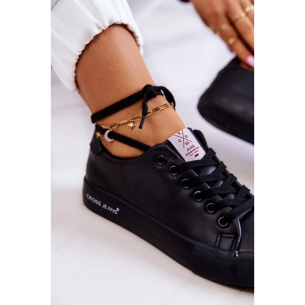 Kesi Dámské nízké tenisky Cross Jeans JJ2R4054C černá 53292335
