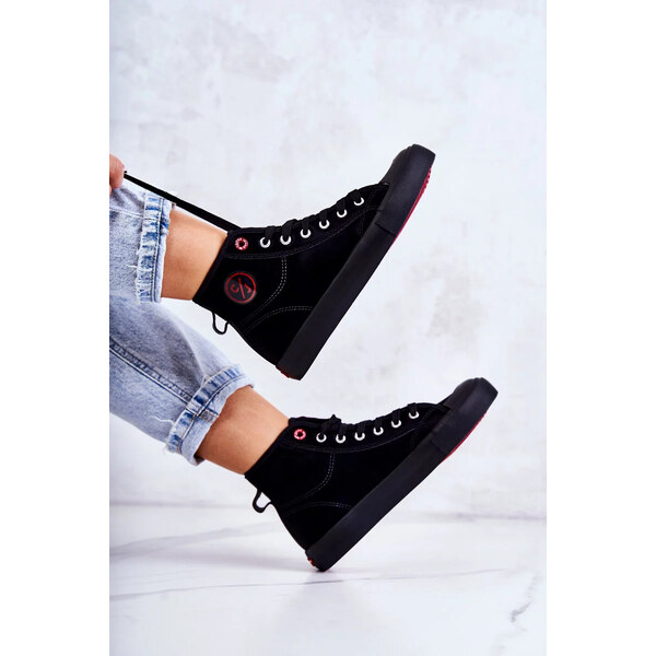 Kesi Dámské vysoké tenisky Cross Jeans JJ2R4055C černá 53292358