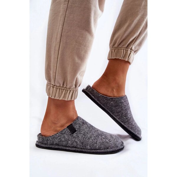 Big Star Shoes Klasické dámské pantofle Big Star KK276014 Šedé 55727352