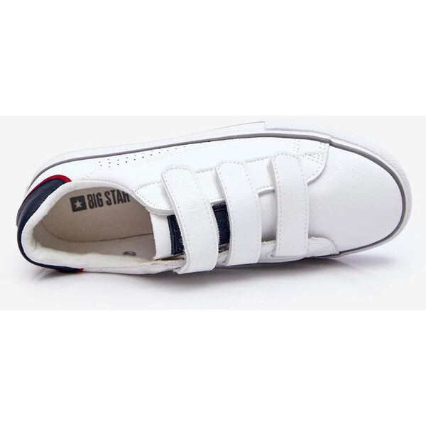 Big Star Shoes Žené tenisky na suchý zip Big Star LL274A207 Bíle 53292505