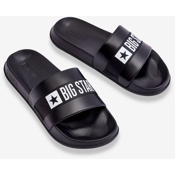 Big Star Shoes Pánské klasické pantofle Big Star černé 55727576