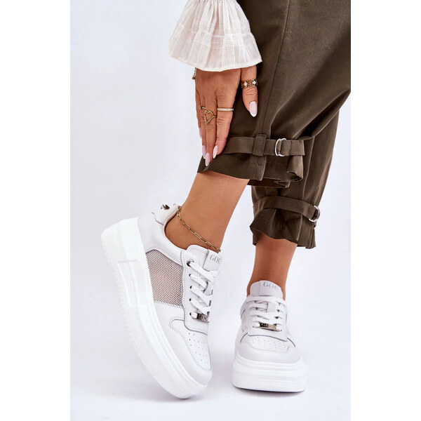 Kesi Dámské klasické sportovní boty GOE LL2N4060 Bíle 52458159