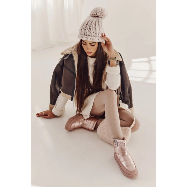 Big Star Shoes Dámské Sněhule Big Star II274119 Růžová 55677792