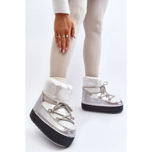 Kesi Dámské sněhule se stříbrným šněrováním Toolsa 55678061