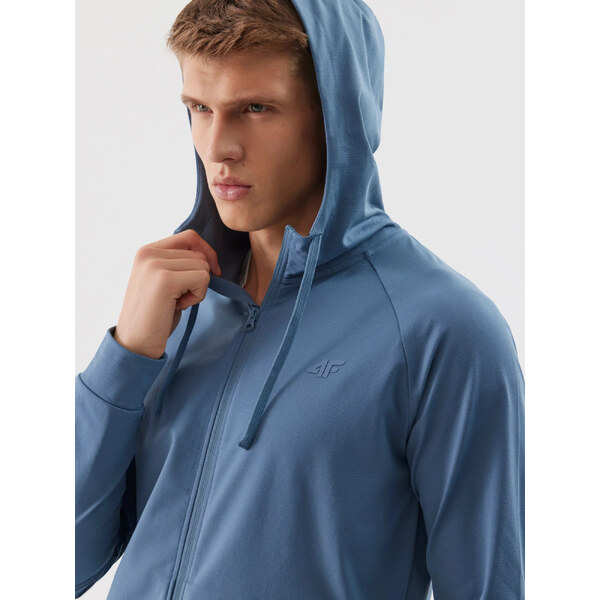 Pánska športová mikina 4F - modrá 57163841