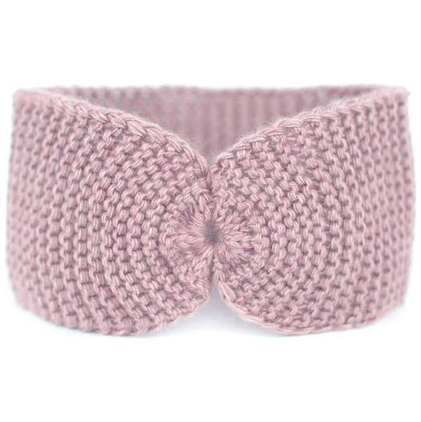 Artofpolo Dámska pletená čelenka Paola Classic Ružová 65227794