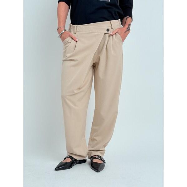 Voga Móda Béžové nohavice ANGEL 65974639