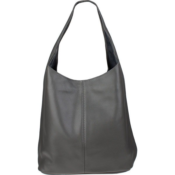 Sivá kožená talianska kabelka Camila Grigia Scura NovaKabelka.sk 65970111