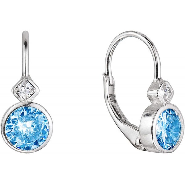 Evolution Group Krásne dievčenské náušnice so zirkónmi 11479.3 aqua 66588885