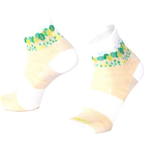 ORLIK FOREST členkové veselé merino ponožky Moose biela S 1 pár 65973290