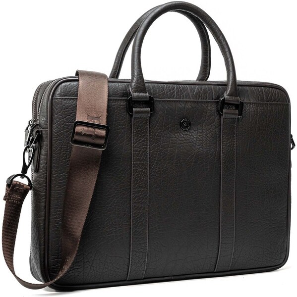 Henry Taylor Kožená taška na notebook Ferno 65974394