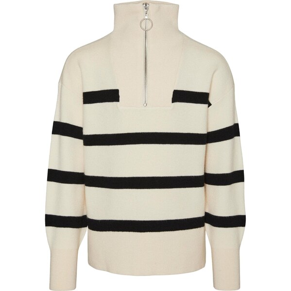Vero Moda Girl Sveter VMSABA krémová / čierna 65979212