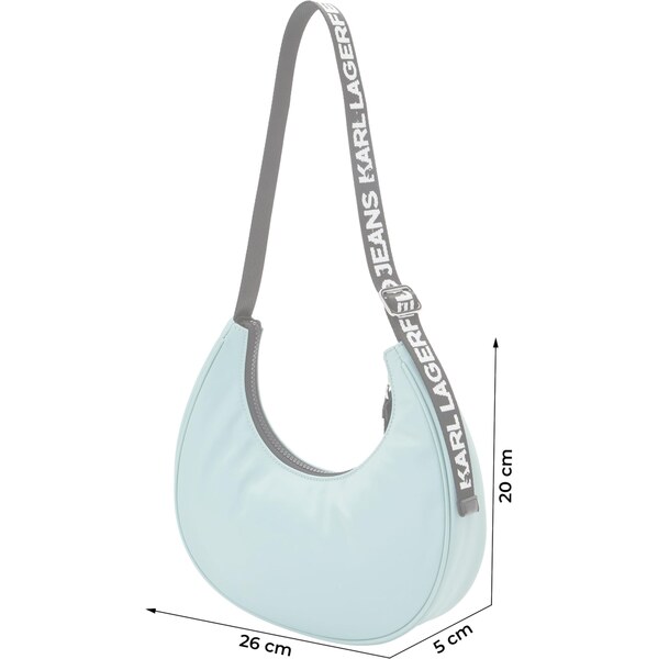 KARL LAGERFELD JEANS Kabelka na rameno ESSENTIAL mätová / čierna / 65992777