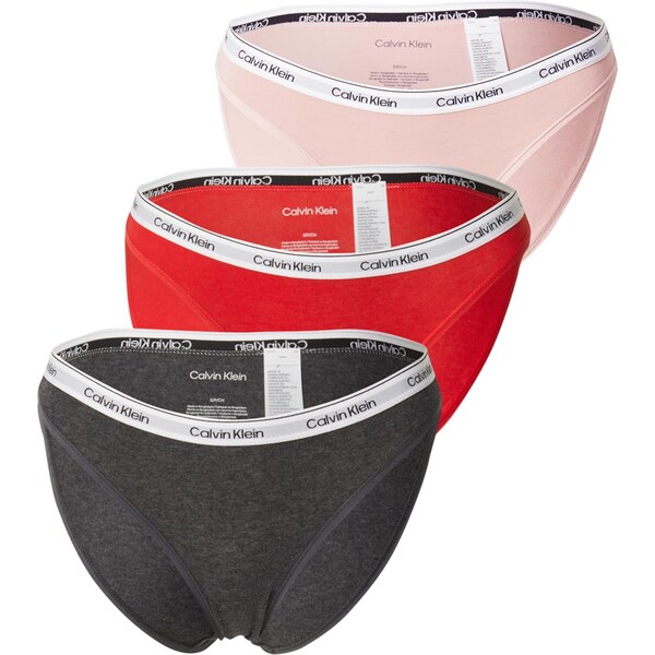 Calvin Klein Underwear Nohavičky ružová / červená / čierna 65981059