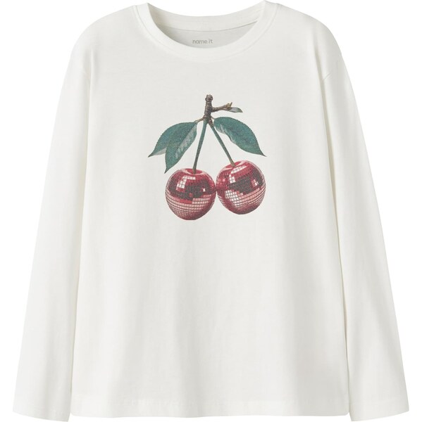 NAME IT Tričko NKFVOTEA zelená / rubínová / čierna / biela 65981544