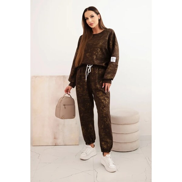 Kesi Włoski Dámska oversized súprava z teplákov z viskózy s predĺženou 65863401