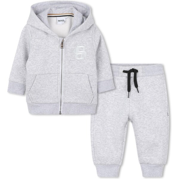 BOSS Joggingová súprava svetlosivá 65981693