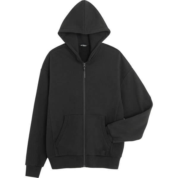 NoWear Tepláková bunda tmavosivá / čierna 65981717