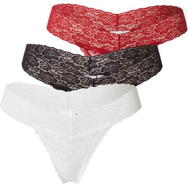 GUESS Tangá červená / čierna / biela 65981832