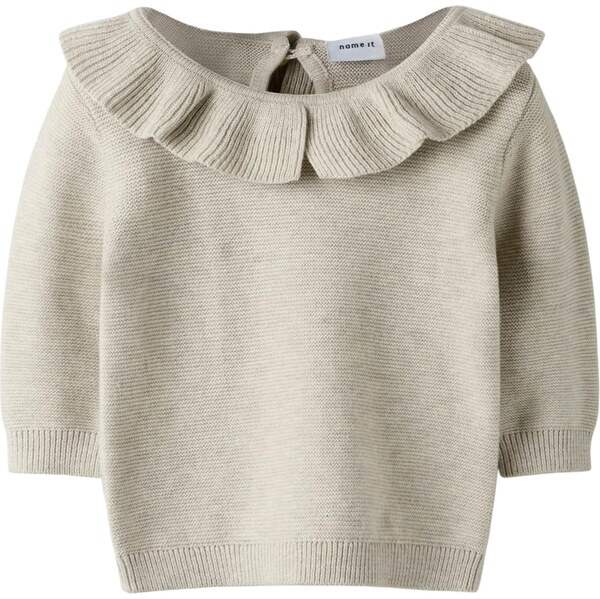 NAME IT Sveter NBFODA tmavobéžová 65981840