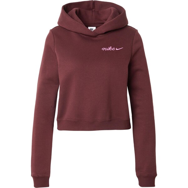 Nike Sportswear Mikina Phoenix Fleece ružová / burgundská 65981909