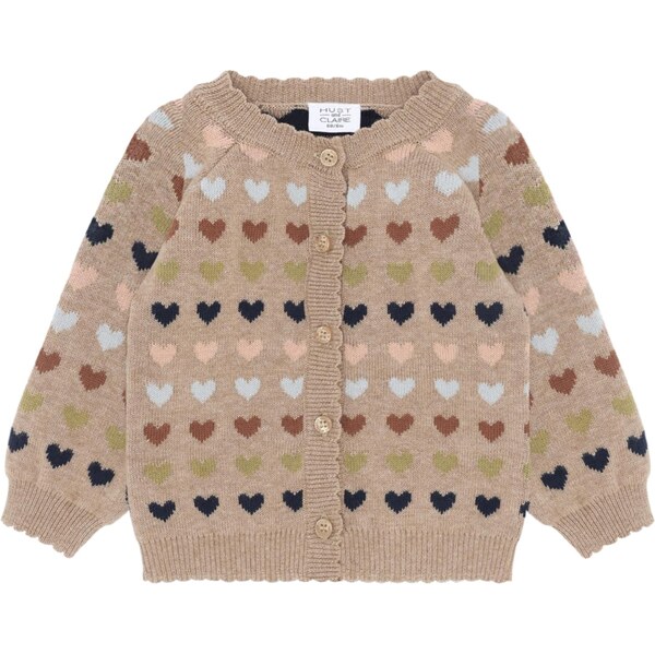 Hust & Claire Kardigán Cilja farba ťavej srsti / námornícka modrá / 65981933