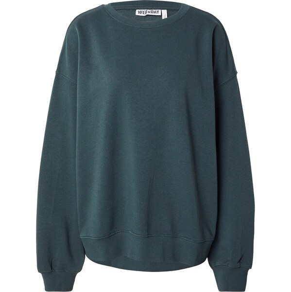 WEEKDAY Mikina Tasha tmavozelená 65981944