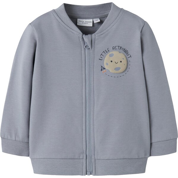 NAME IT Tepláková bunda NBMVONNE tmelová / zafírová / čadičová 65253577