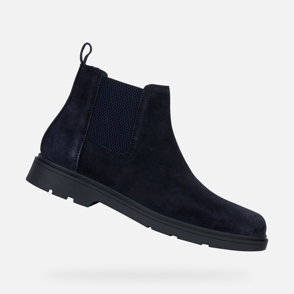 Čierne pánske členkové topánky Geox Spherica EC1 65986489