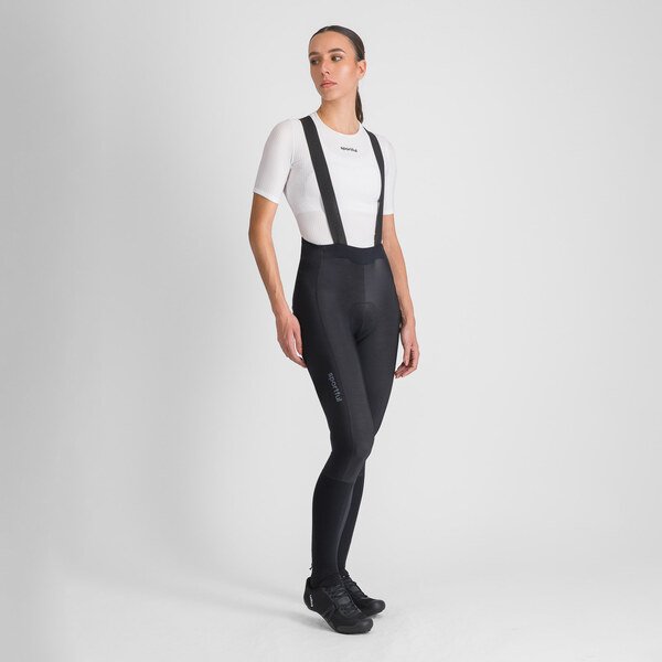 Sportful SUPERNOVA dámske nohavice, s trakmi, čierne 65987767